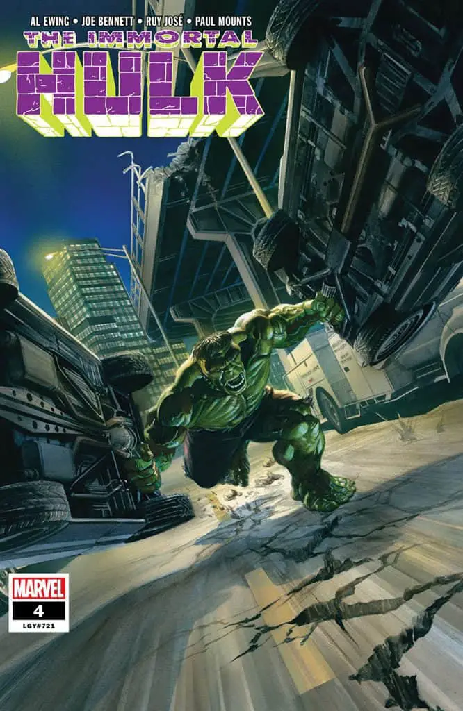 The Immortal Hulk #4 - Main Cover by Alex Ross