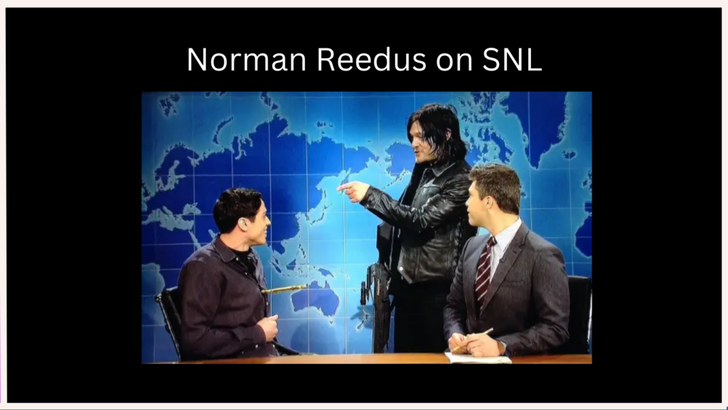 Norman reedus on SNL