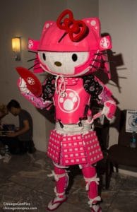 Chris Dimoff as #Samuraihellokitty at Dragon Con 2017