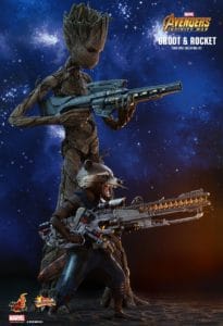 Teen Groot and Rocket by Hot Toys