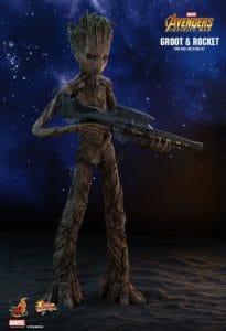 Teen Groot and Rocket by Hot Toys