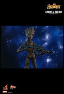 Teen Groot and Rocket by Hot Toys