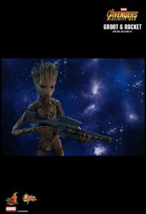 Teen Groot and Rocket by Hot Toys