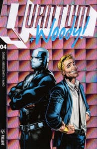 QUANTUM AND WOODY! (2017) # 4 - Extreme Ultra-Foil Chase Variant by GEOFF SHAW