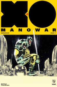 XO MANOWAR Cover B by JIM MAHFOOD