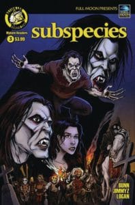 Subspecies #3 - Cover A by Daniel J. Logan