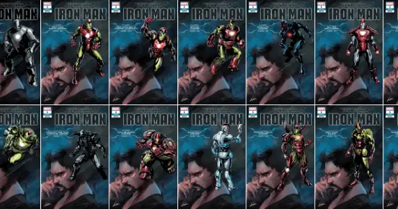 Tony Stark Iron Man #1 Variants