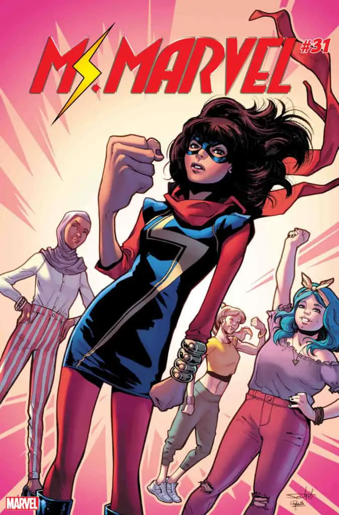 Ms. Marvel #31 - Cover by Valerio Schiti