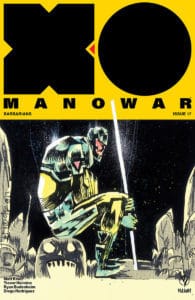 X-O MANOWAR #17 - Cover B by Jim Mahfood