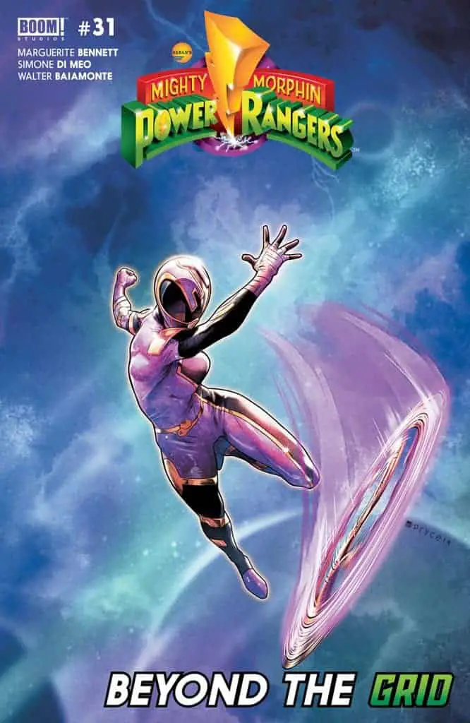 Mighty Morphin Power Rangers #31 second printing cover