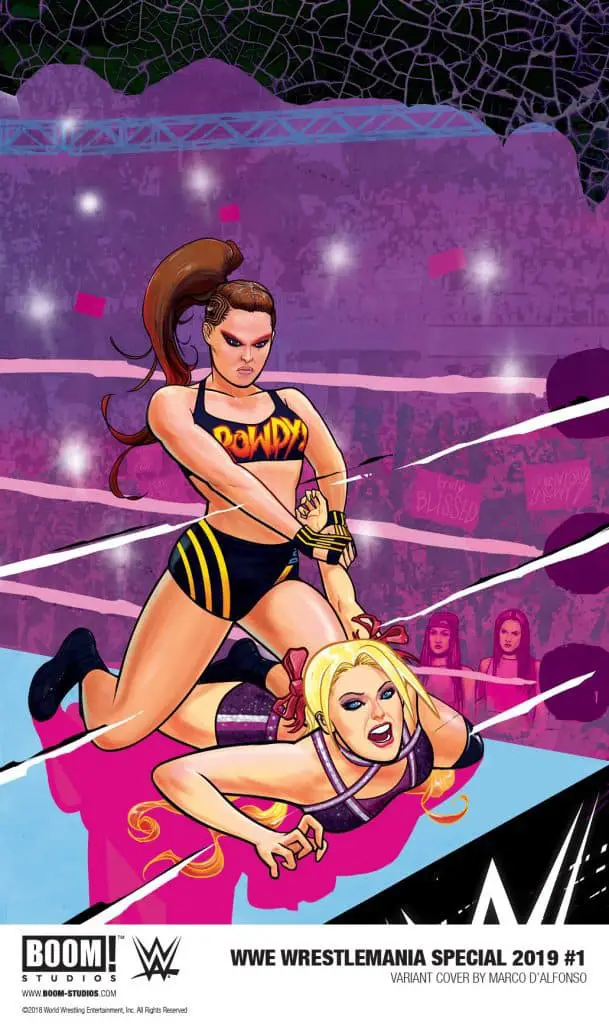 WWE WRESTLEMANIA 2019 SPECIAL #1 - Variant Cover by Marco D’Alfonso