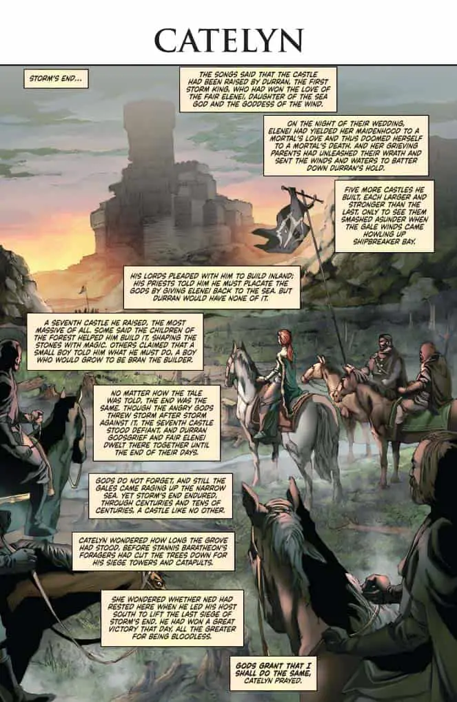 George R. R. Martin’s A CLASH OF KINGS #15 - preview page 1
