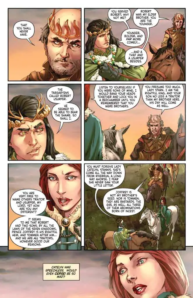 George R. R. Martin’s A CLASH OF KINGS #15 - preview page 4