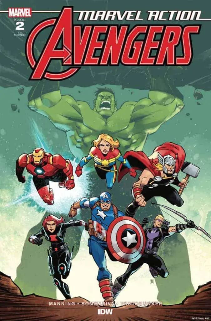 Marvel Action: Avengers #2 - Retailer Incentive Variant