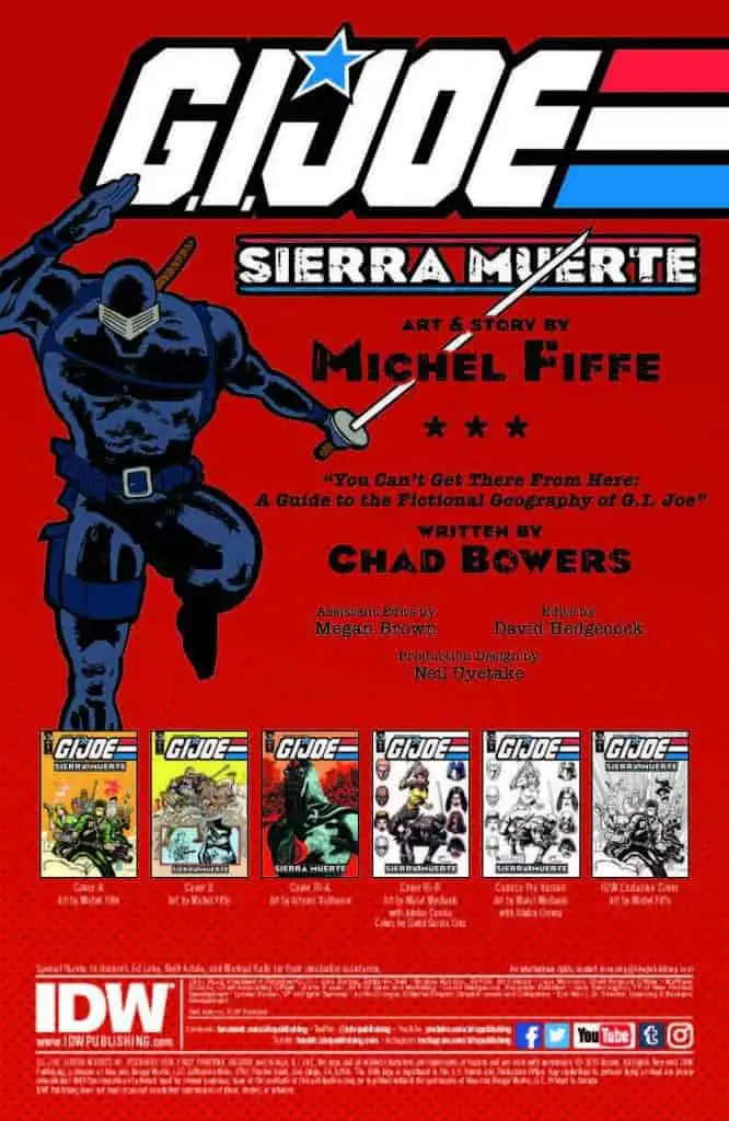 G.I. Joe Sierra Muerte #1 - preview page 1