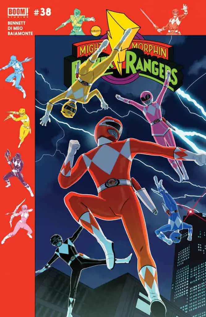 Mighty Morphin Power Rangers #38 - Preorder Cover