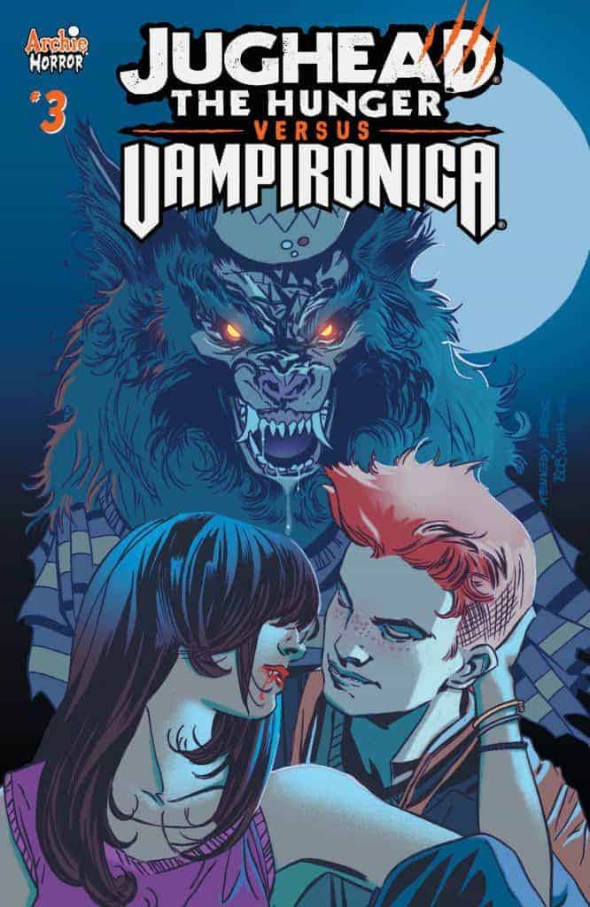 JUGHEAD: THE HUNGER VS. VAMPIRONICA #3 - Main Cover by Pat and Tim Kennedy, Bob Smith, and Matt Herms