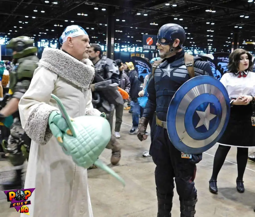 C2E2 2020 Adam Savage Steve Rogers Captain America