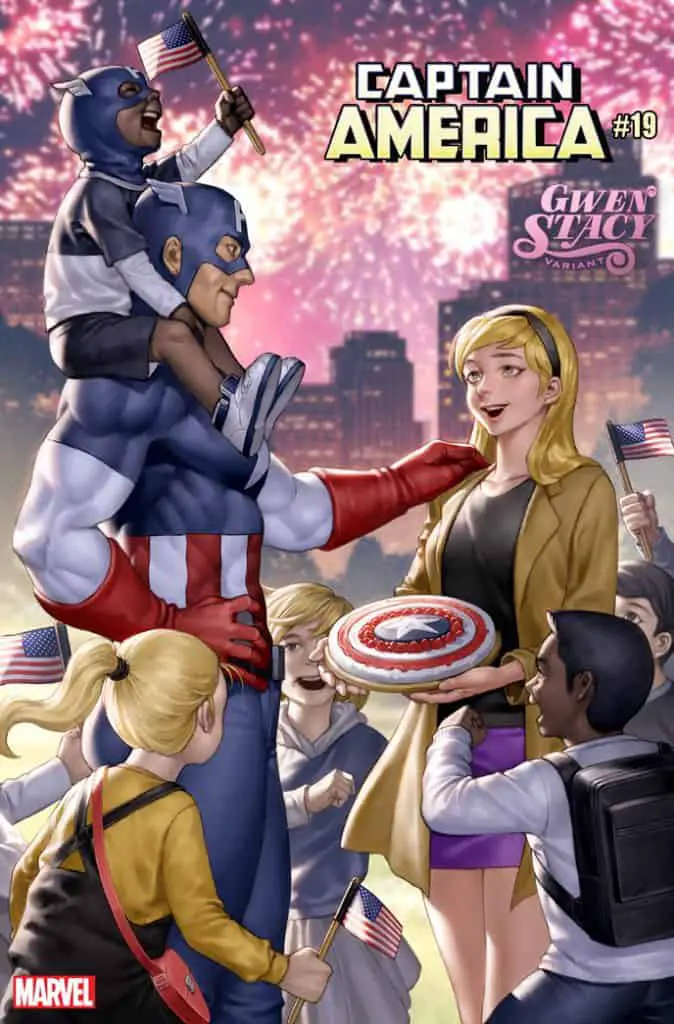 Captain America #19 - Cover B