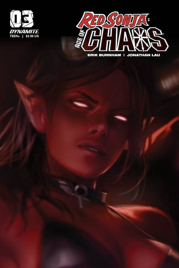 Red Sonja: Age of Chaos #3 - Derrick Chew #4 Regular Sneak Peek Cover