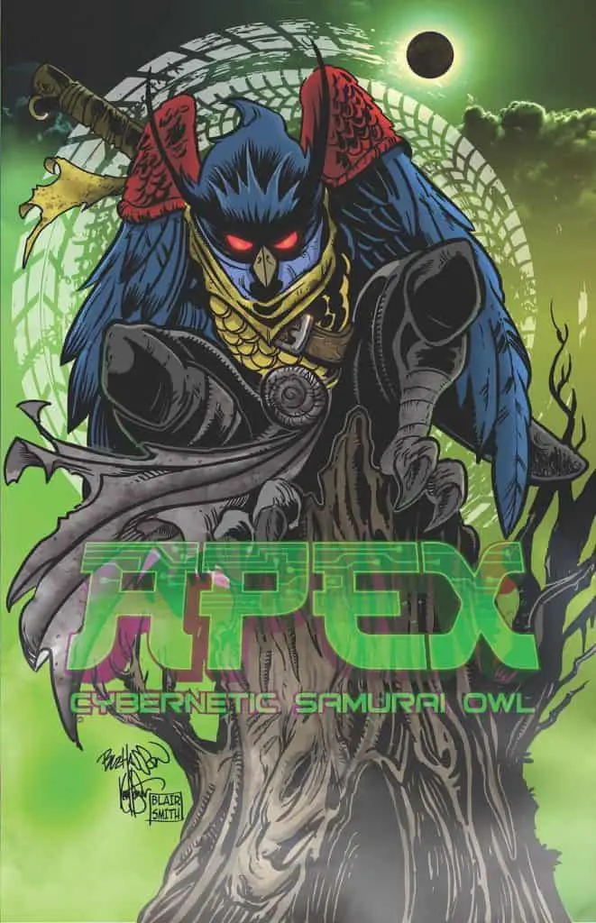 Apex: Cybernetic Samurai Owl #1 - Variant Cover by The Corpse Crew
