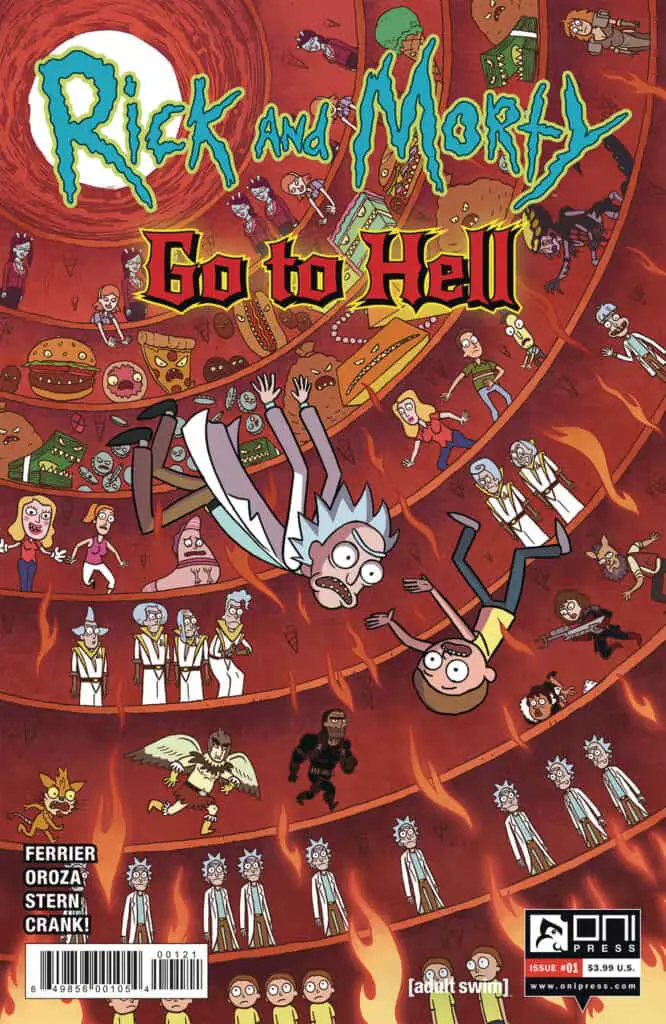 RICK AND MORTY GO TO HELL #1 - Cover B