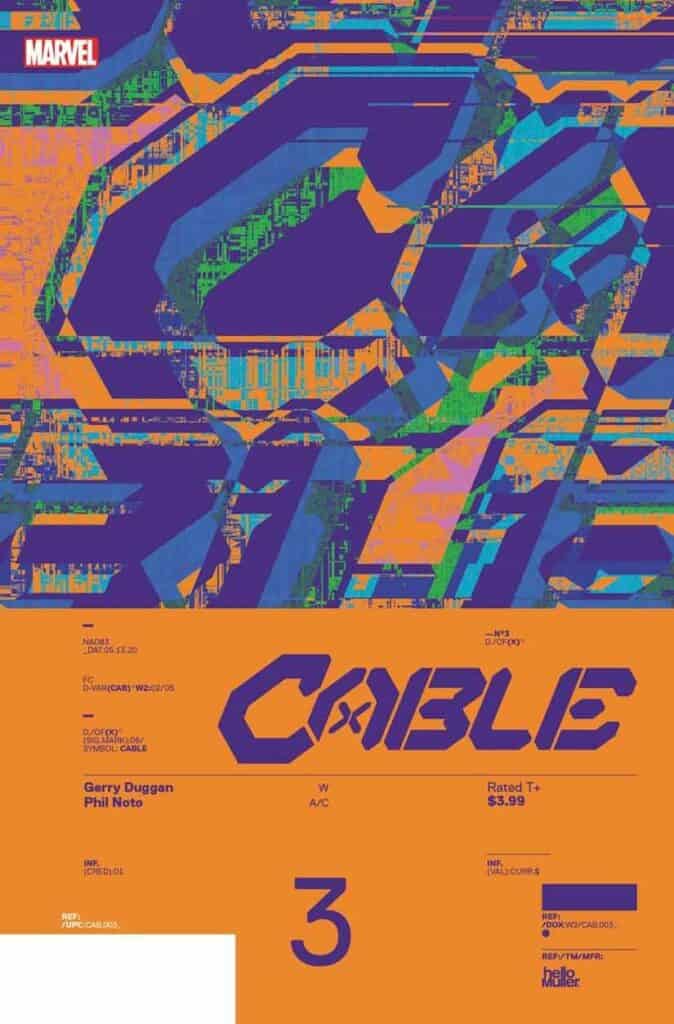 CABLE #3 - Cover B