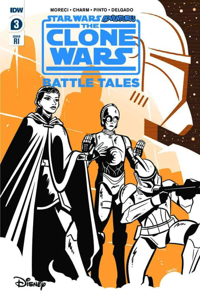 STAR WARS ADVENTURES: CLONE WARS - Battle Tales #3 - Retailer Incentive Cover