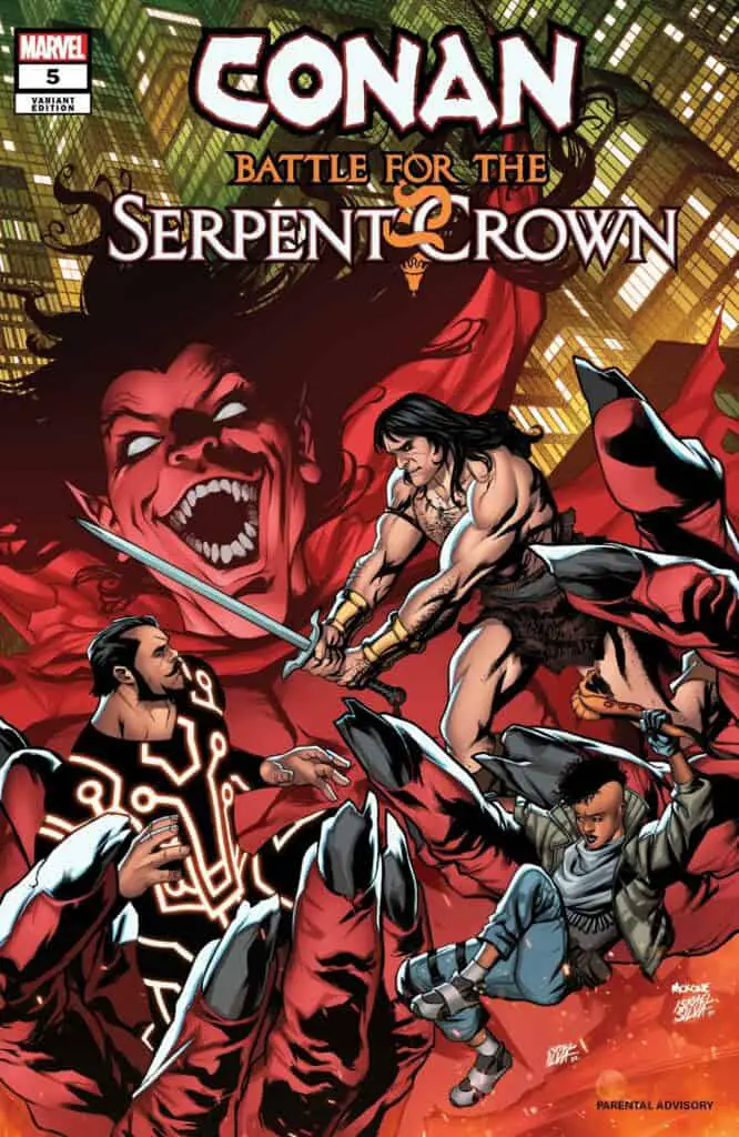 CONAN: Battle for the Serpent Crown #5 - Cover C