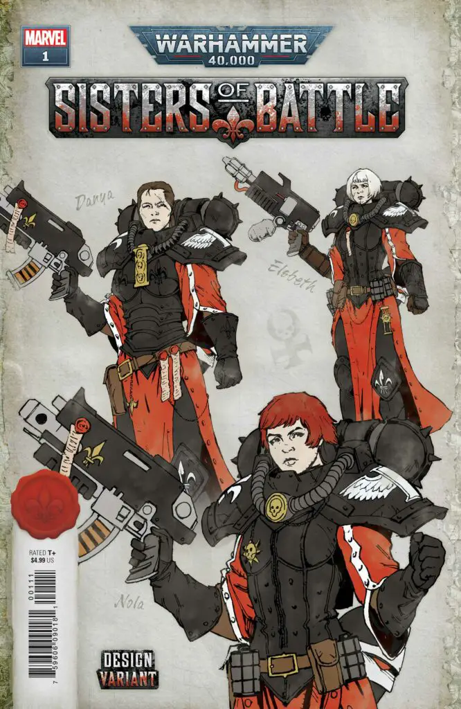 WARHAMMER 40,000: SISTERS OF BATTLE #1 - Salazar Variant Cover