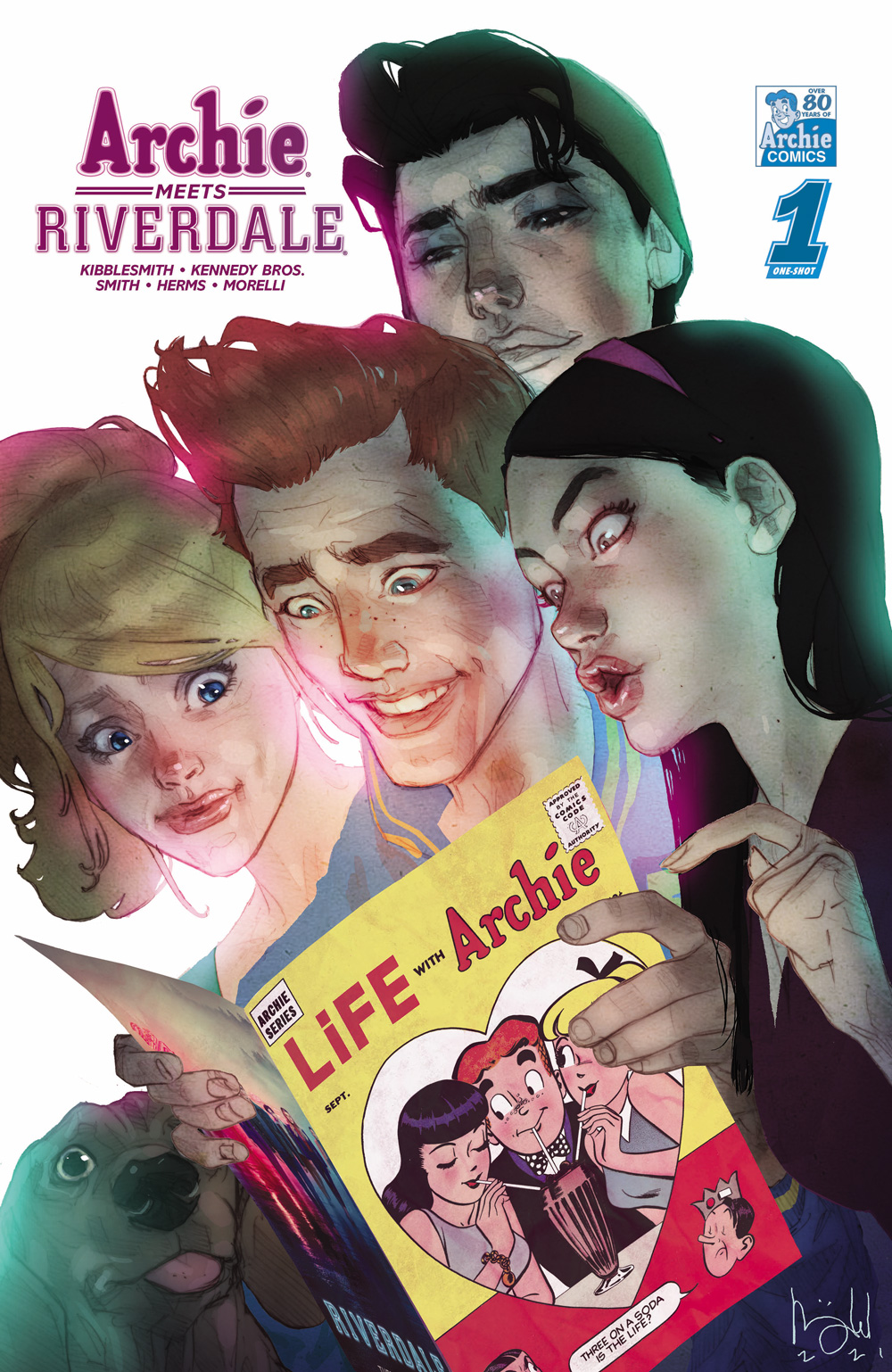 ARCHIE MEETS RIVERDALE #1 variant cover by Ben Caldwell
