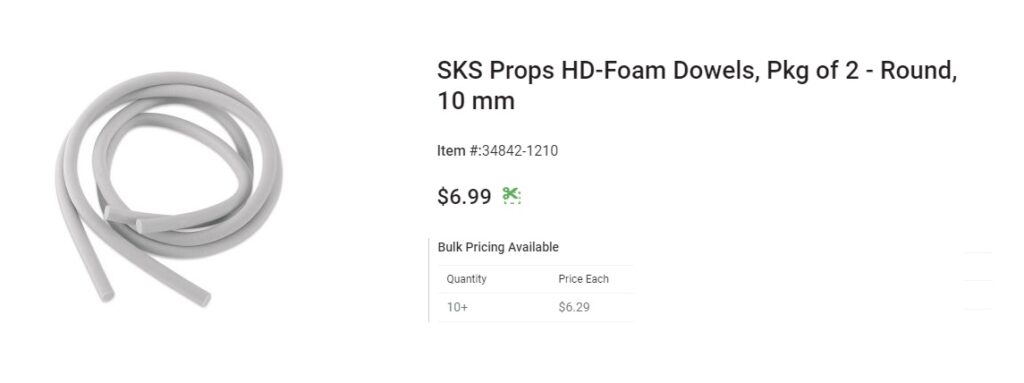 Blick SKS HD Foam dowels round