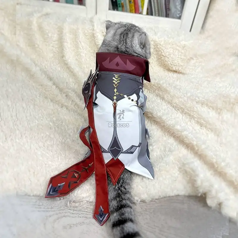 Genshin Impact Tartaglia Cat Cosplay Costume