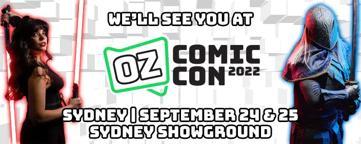 Oz Comic Con 2022 banner