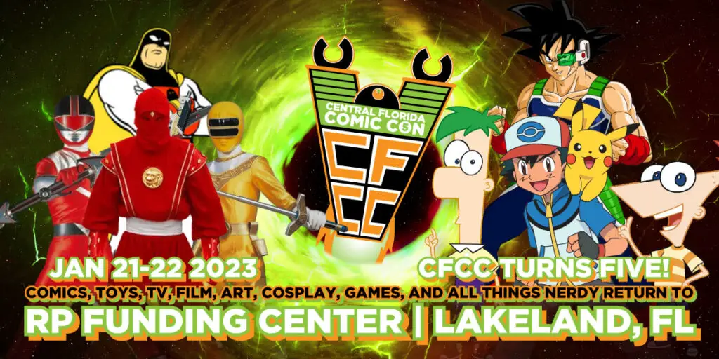 Central Florida Comic Con 2023 banner