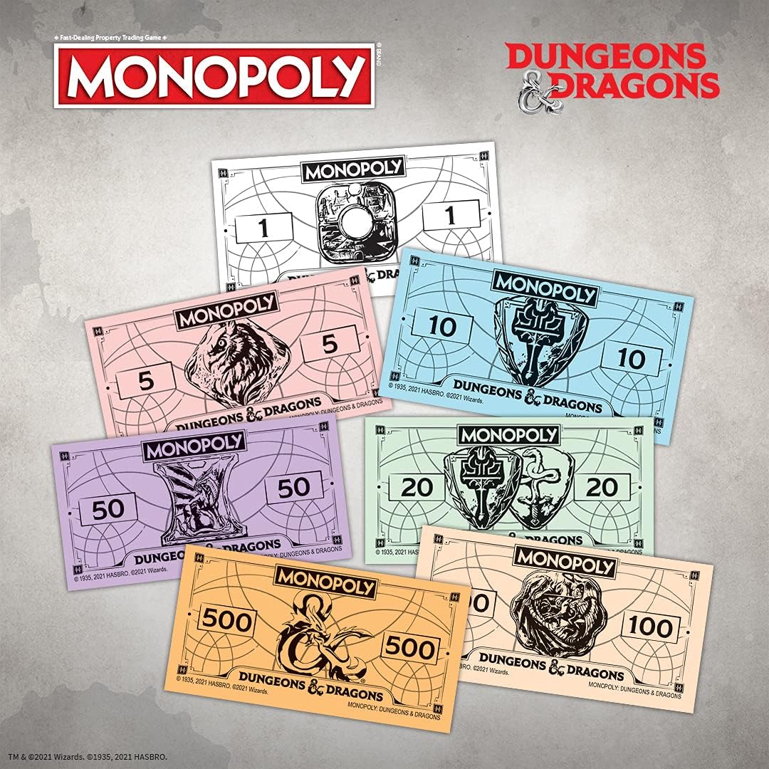 D&D Monopoly Money