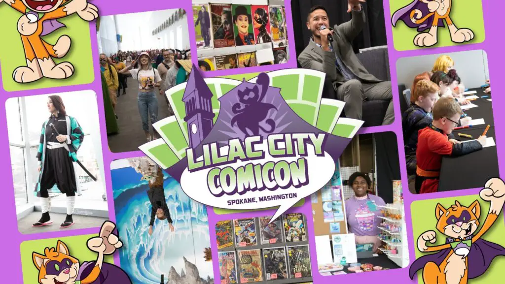 Lilac City Comicon 2023 banner