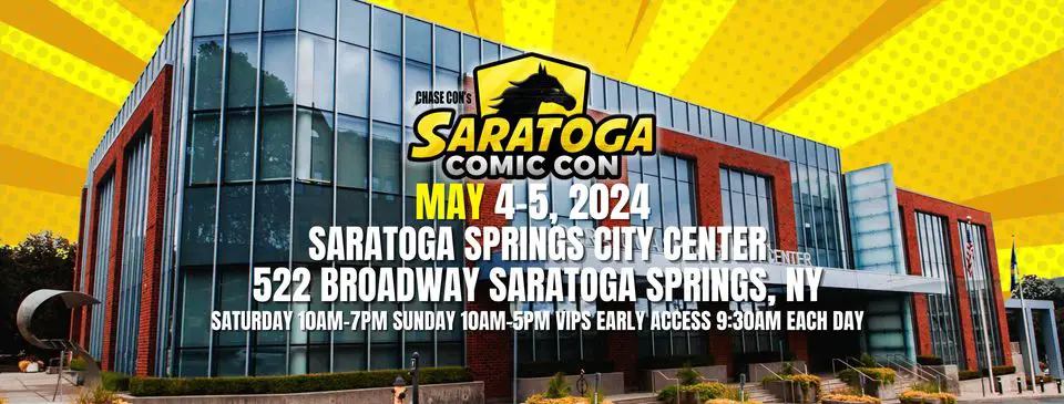 Saratoga Comic Con banner
