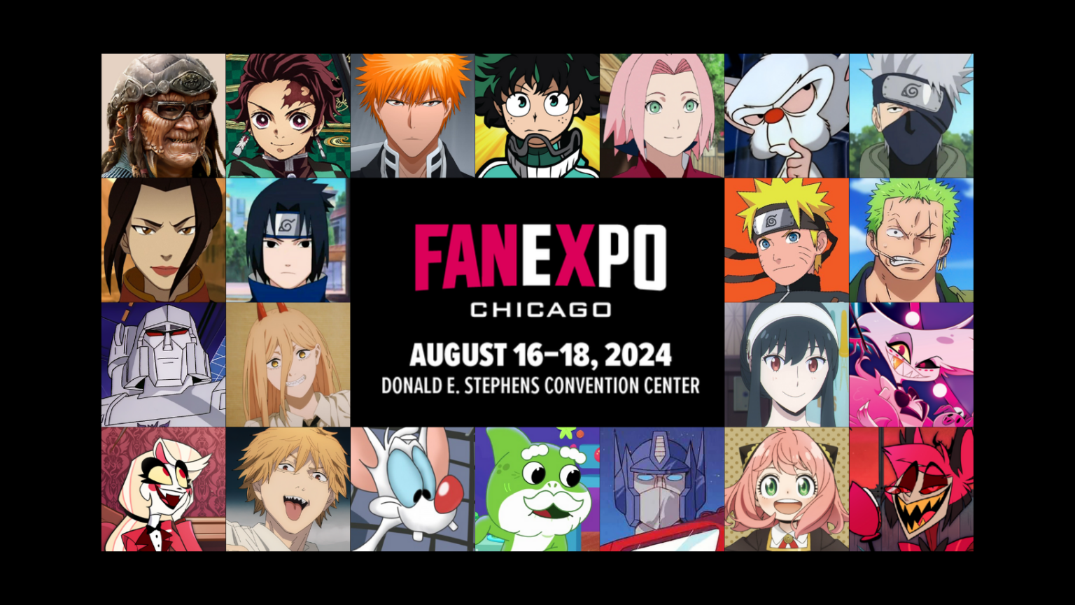 Chicago Animation FAN EXPO Chicago 2024 Animation and Anime Guest List **Updated 8/10/24 ...
